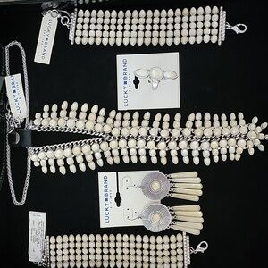 Lucky Brand Necklace, Earrings, Bracelets & Ring Set
